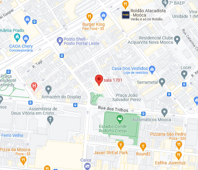 Clínica Áudio S.A. | Rua Almirante Brasil, 685 sala 1701 - Mooca